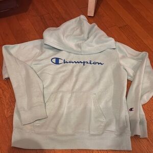 Champion Sky Blue Pullover Hoodie
